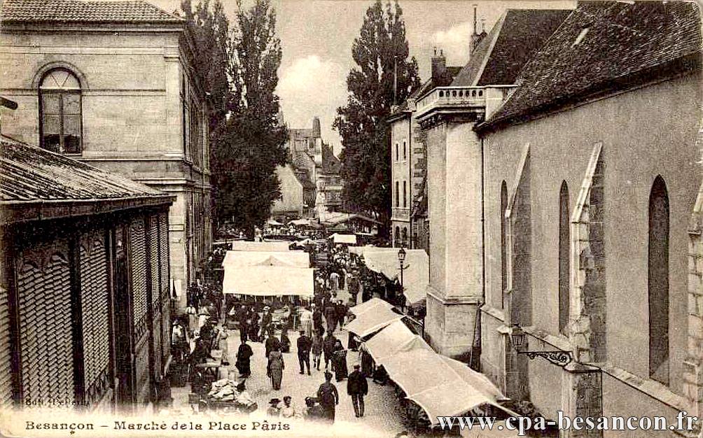 Besançon - Marché de la place Pâris